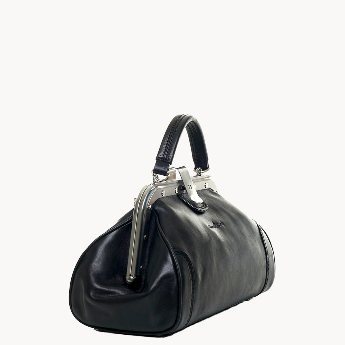 Gianni Conti Gladstone Style Leather Bag - Tan or Black 913317