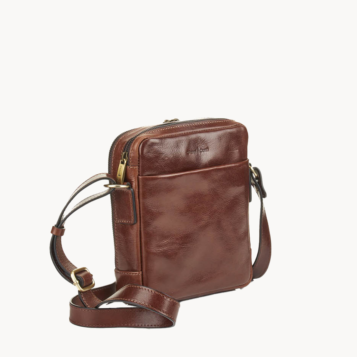 Gianni Conti Leather Crossbody  Bag - 9402312