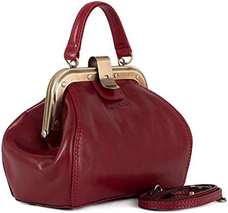 Black Gianni Conti small Gladstone bag with adjustable shoulder strap