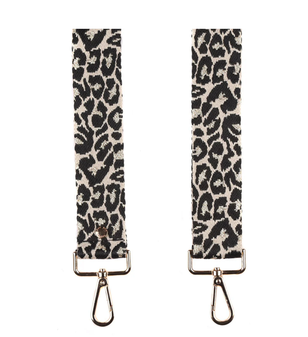 Black Pom Pom Fabric Straps