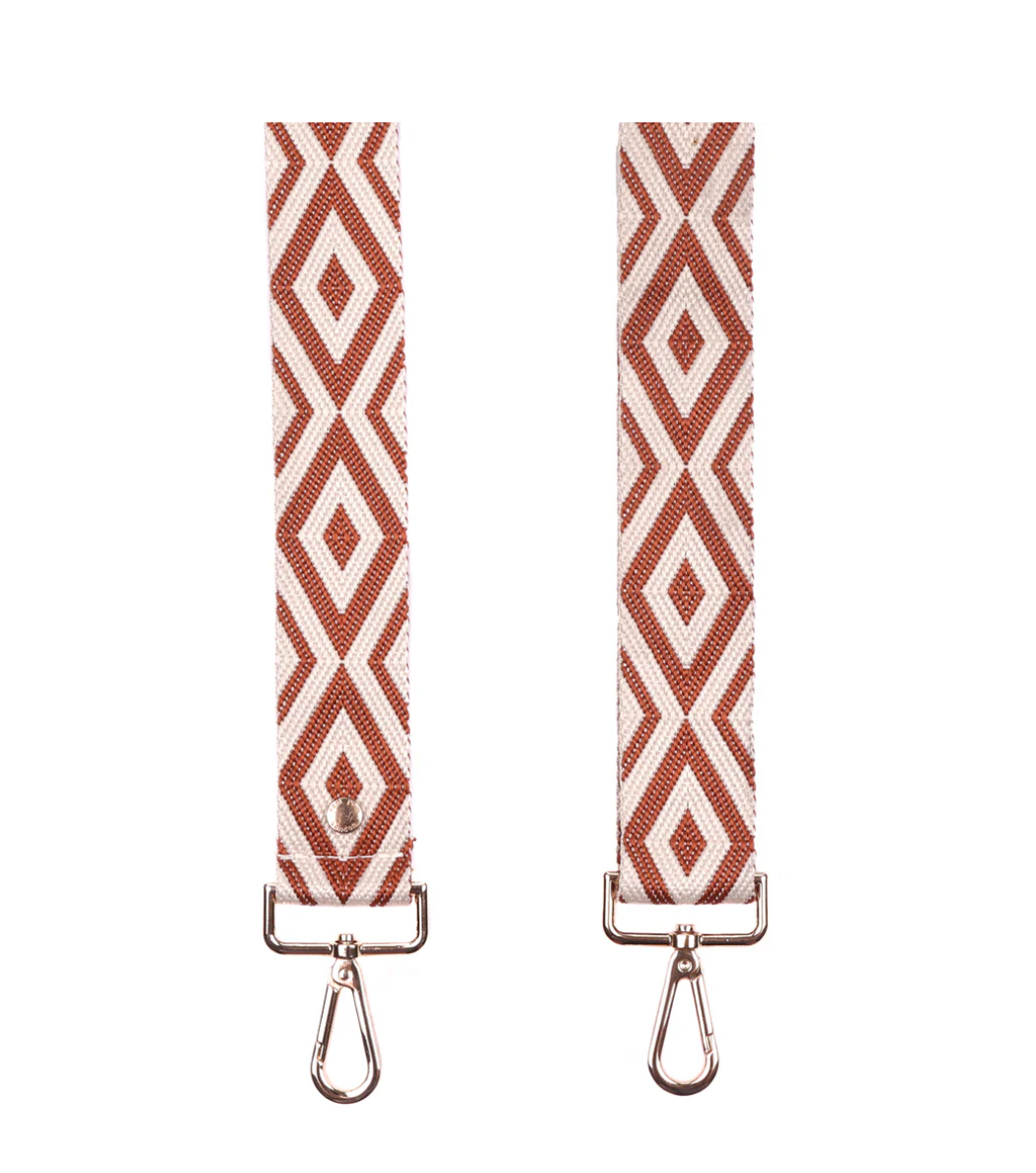 Ginger Pom Pom Fabric Straps