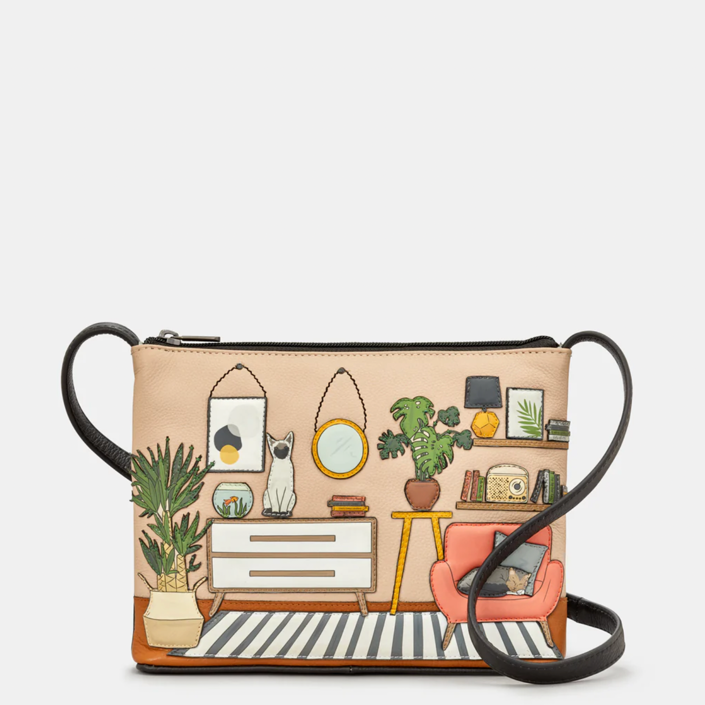 Yoshi Cat Lounge Medium Cross Body Bag