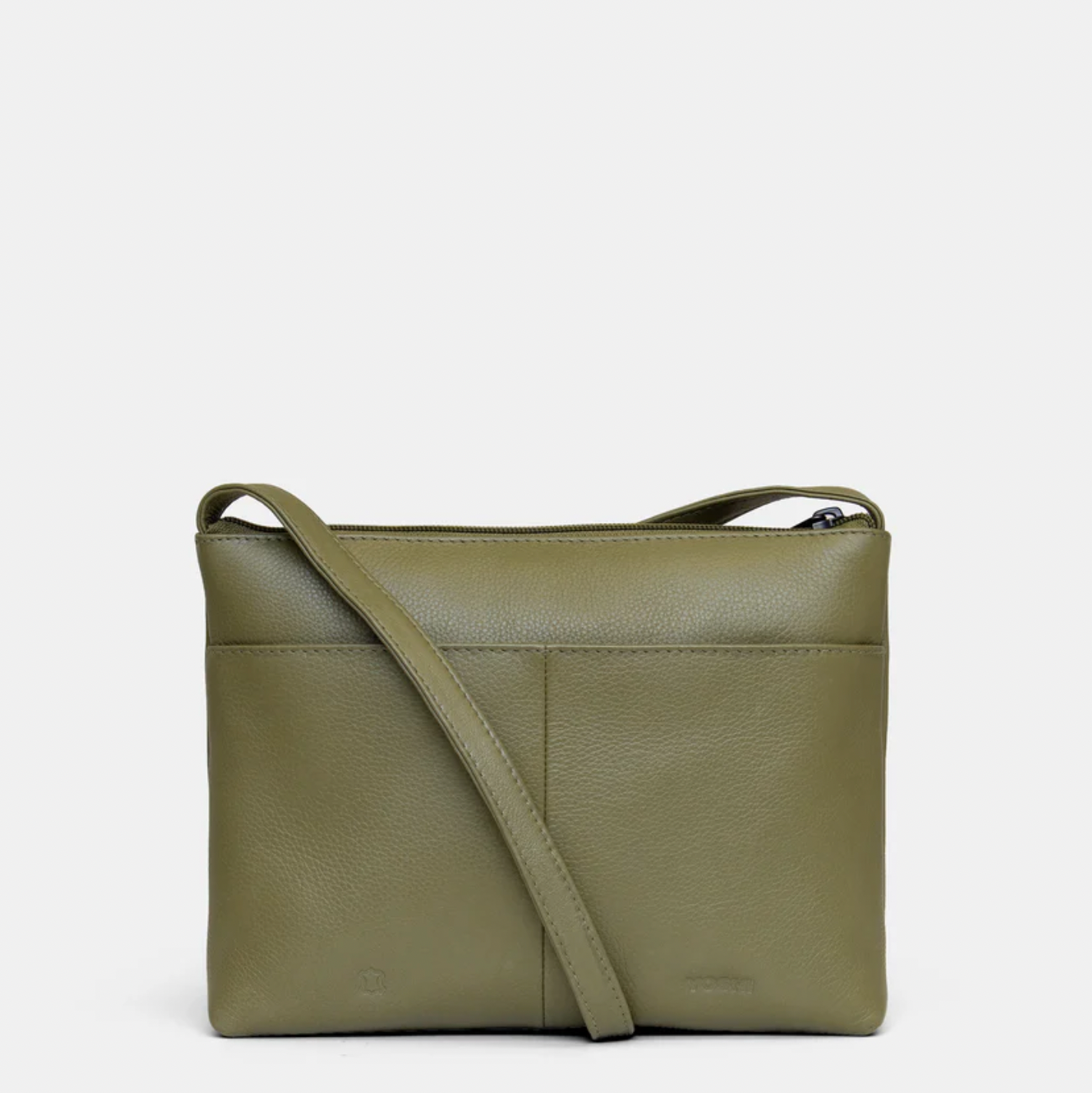 Olive green Crossbody bag with Jane Ausitn applique books