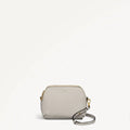 Radley Dukes Place Medium Ziptop Crossbody Bag in Chalk - front view showing zip-top fastening and detachable strap