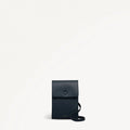 Radley Mallow Street Medium Phone Crossbody Bag in Black - front view showing foil Radley logo and press-stud closure