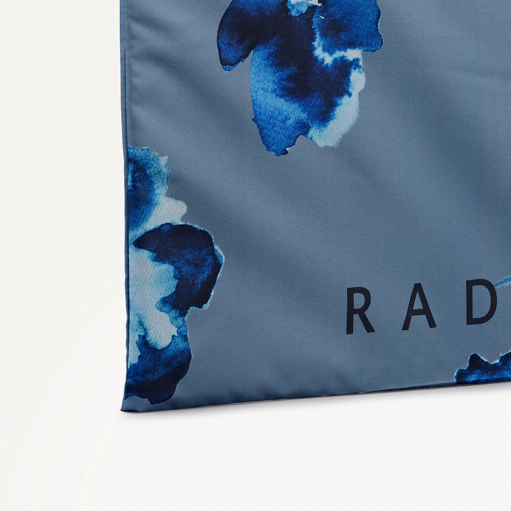 Radley Floral Foldaway Shopper – Denim Wash