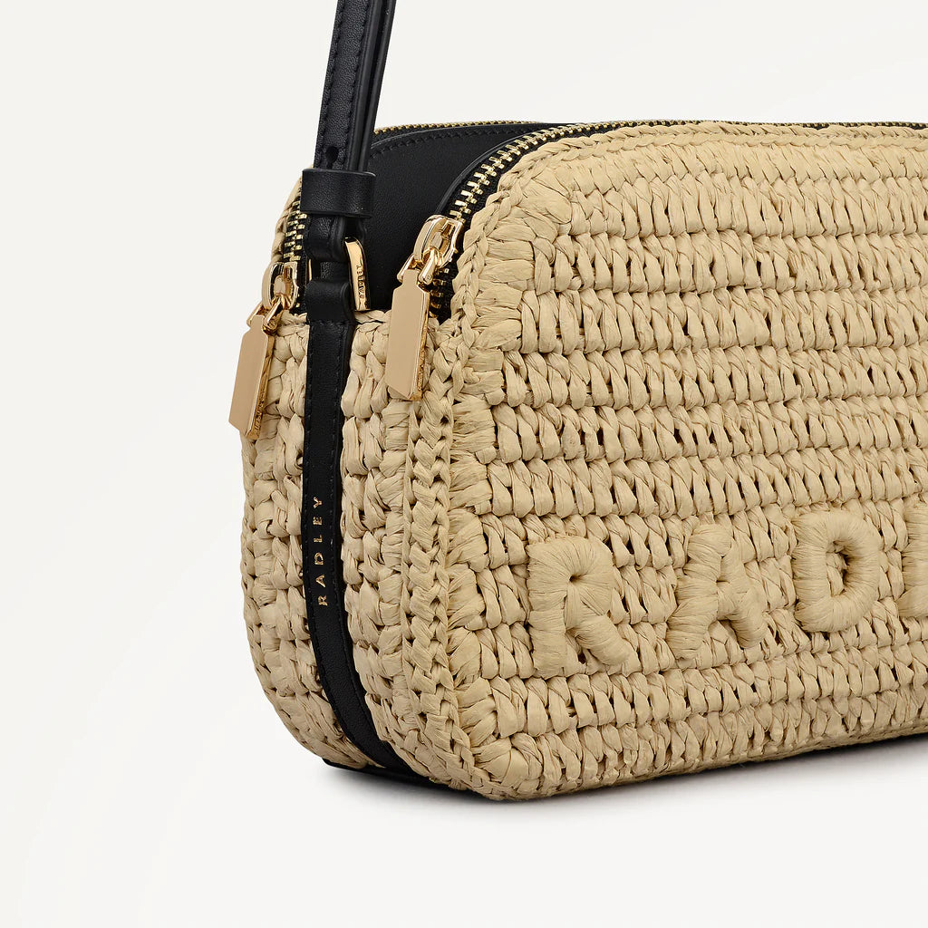 Radley Dukes Place Raffia Cross Body Bag