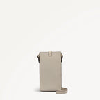 Back view of Radley RHS phone cross body bag with orchid floral design