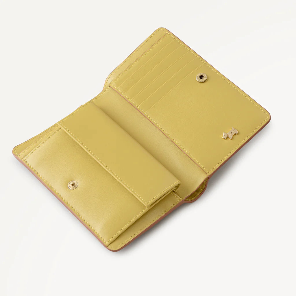 Radley Spring Blooms Raffia & Leather Medium Picture Purse