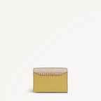 Radley Spring Blooms Raffia & Leather Card Holder