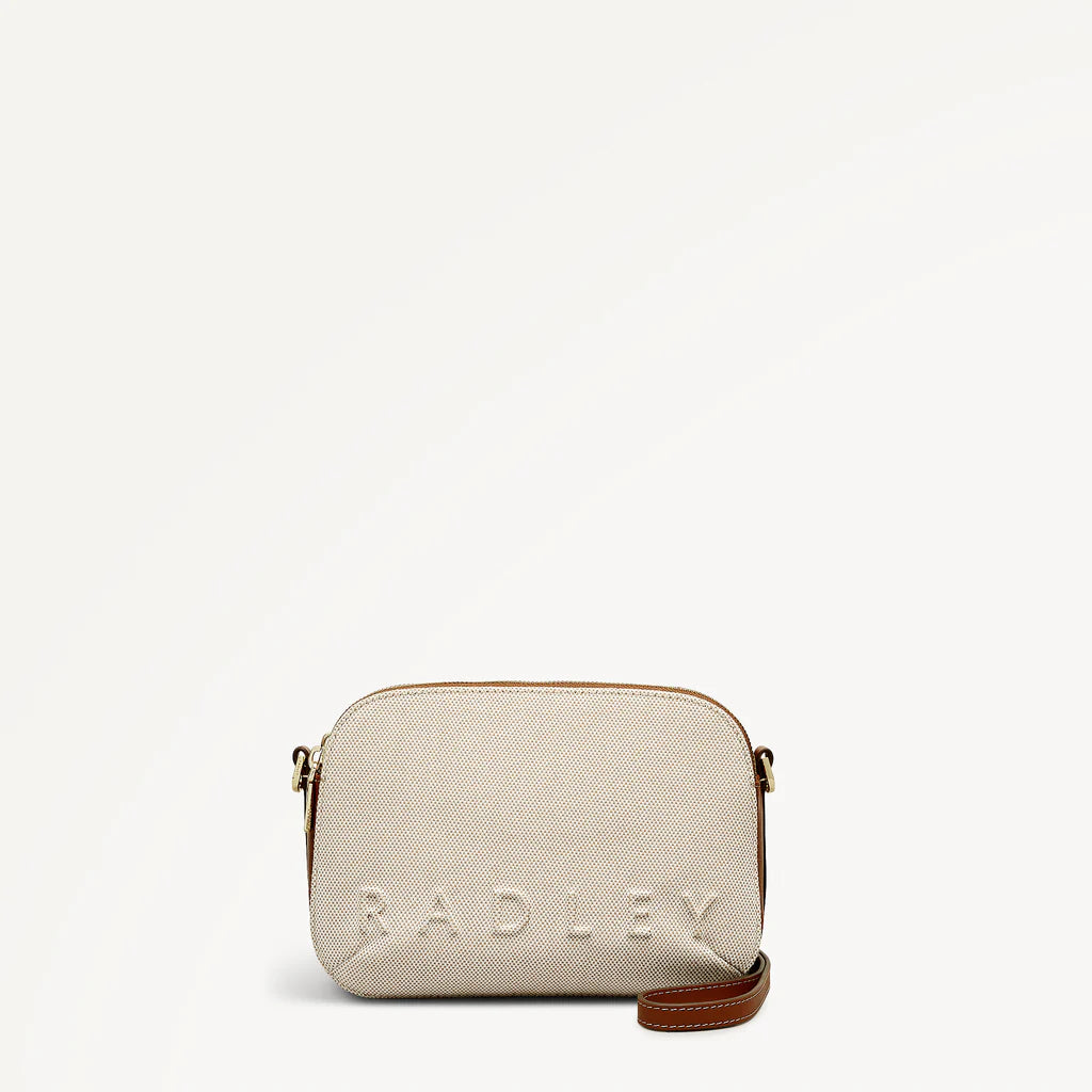 Radley Dukes Place Canvas and Leather Cross Body Bag