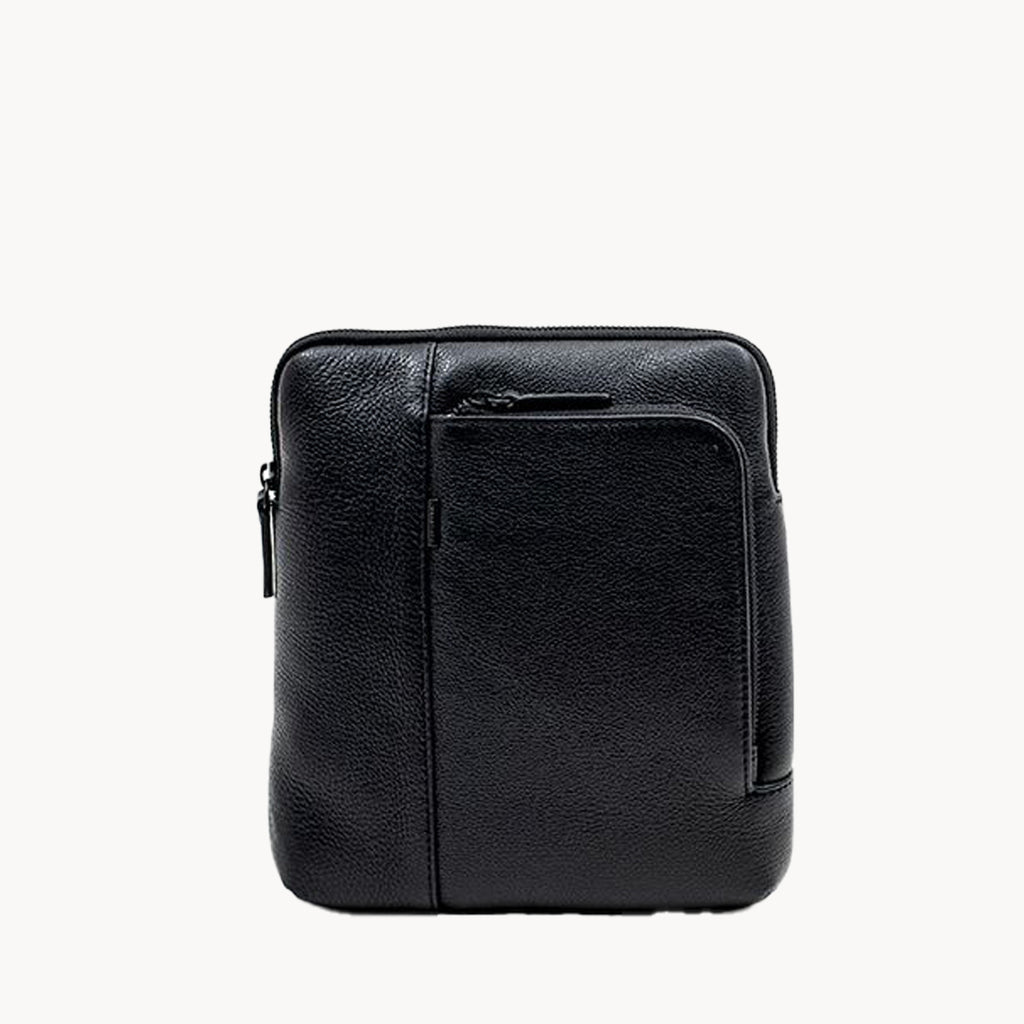 Gianni Conti Leather Bag with Canvas Strap - 1812280