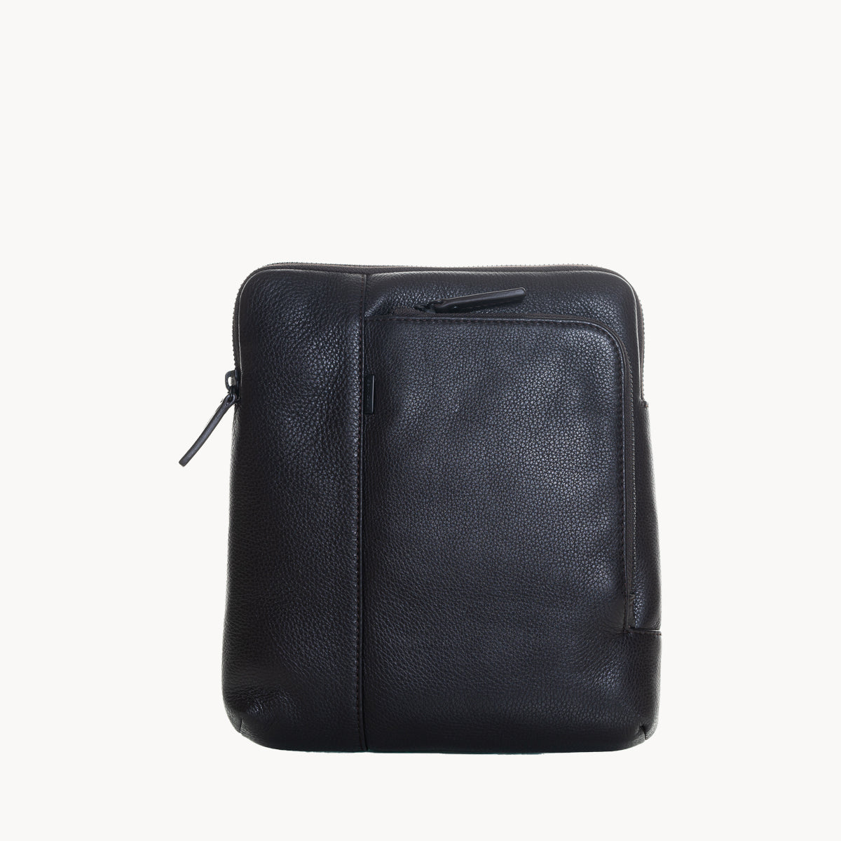 Gianni Conti Leather Bag with Canvas Strap - 1812280