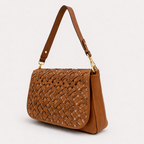 Gianni Conti Wovem Leather Medium Multiway Bag