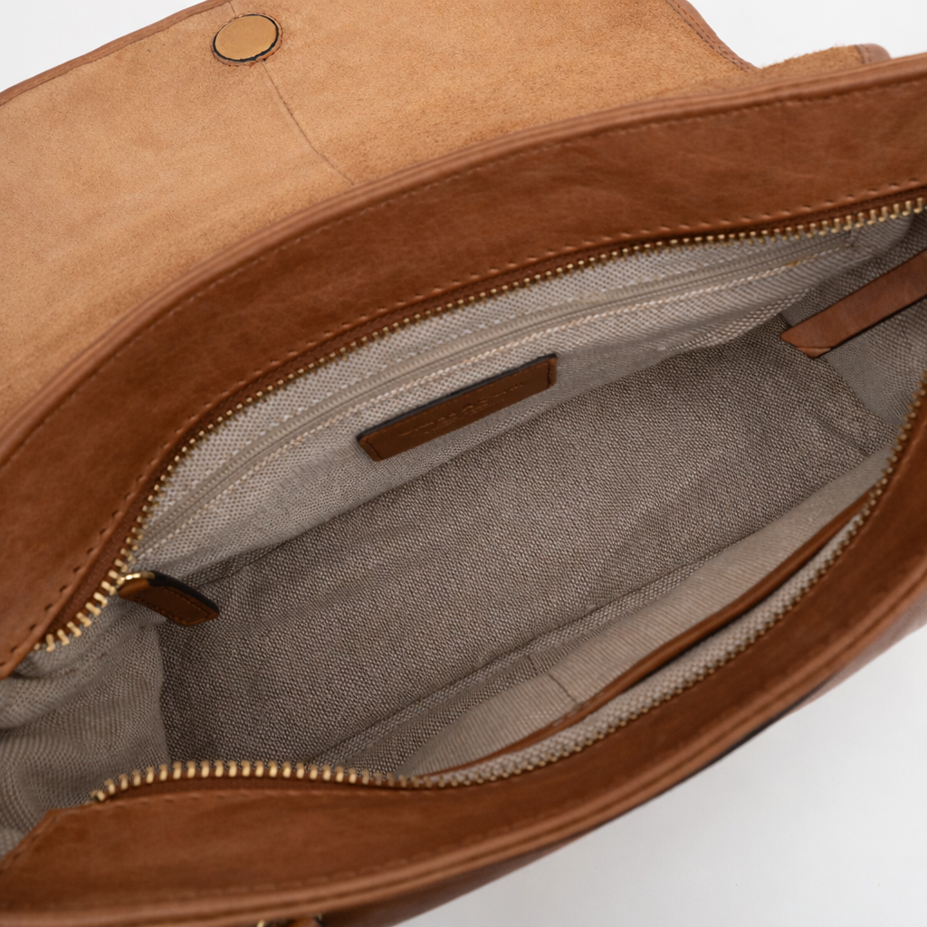 Gianni Conti Wovem Leather Medium Multiway Bag