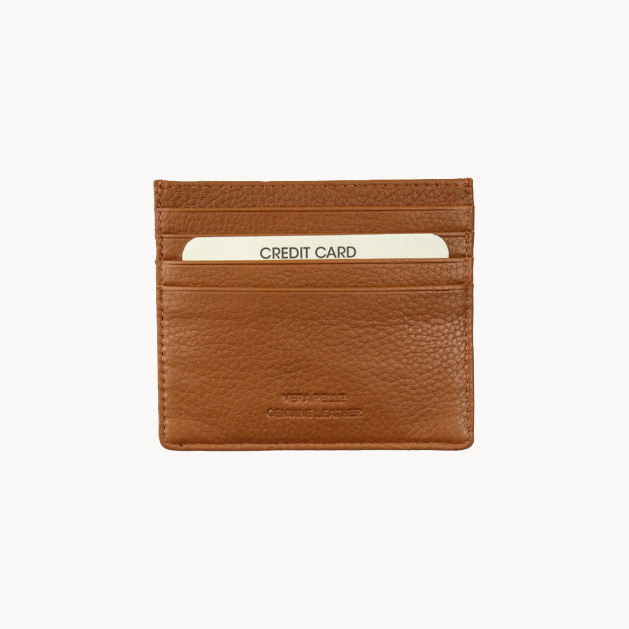 Gianni Cont Leather Credit Card Holder