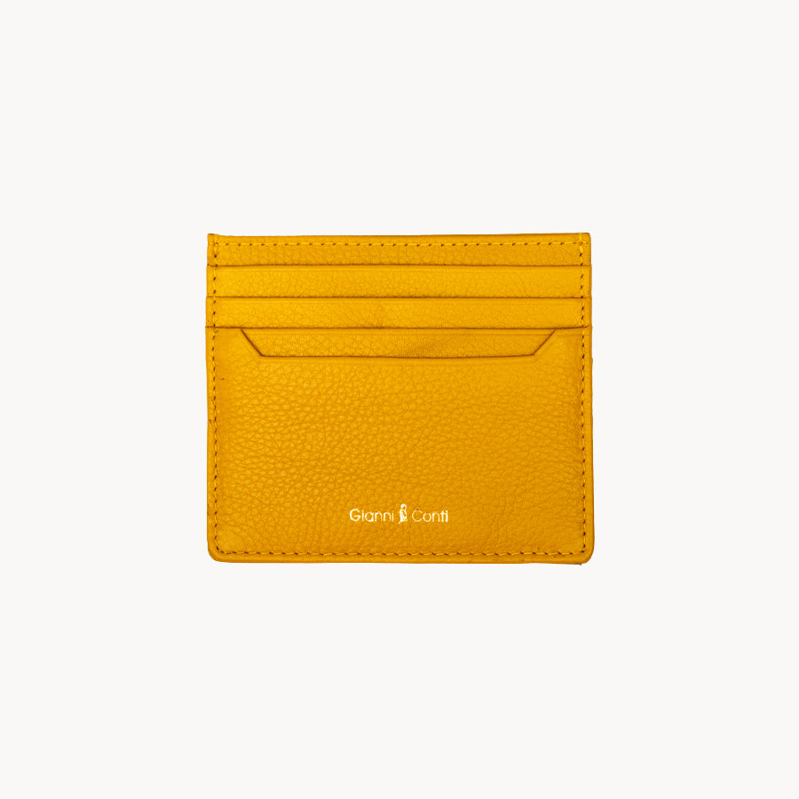 Gianni Cont Leather Credit Card Holder