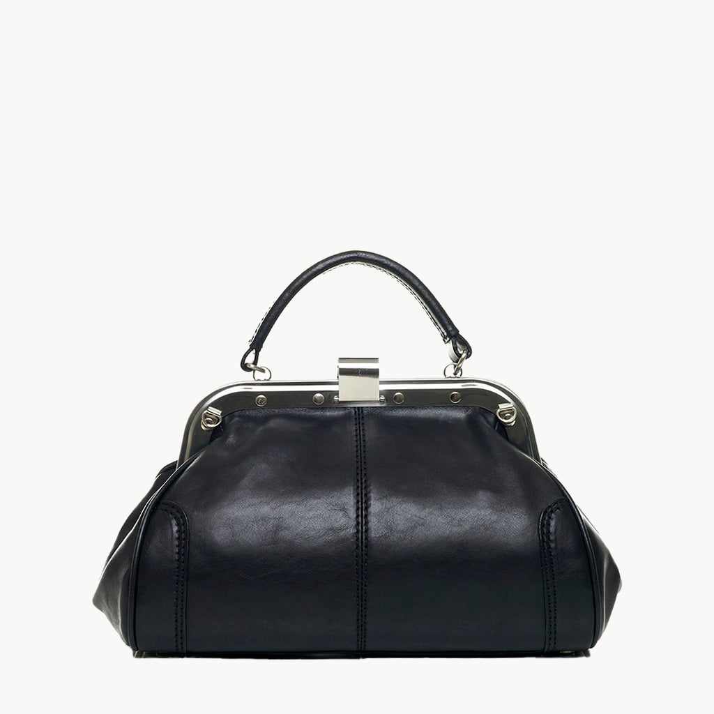 Gianni Conti Gladstone Style Leather Bag - Tan or Black 913317