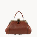 Gianni Conti Gladstone Style Leather Bag - Tan or Black 913317