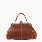 Gianni Conti Gladstone Style Leather Bag - Tan or Black 913317