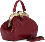 Black Gianni Conti small Gladstone bag with adjustable shoulder strap