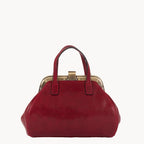 Gianni Conti Gladstone Style- Doctor's Leather Bag – Red or Black