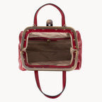 Gianni Conti Gladstone Style- Doctor's Leather Bag – Red or Black