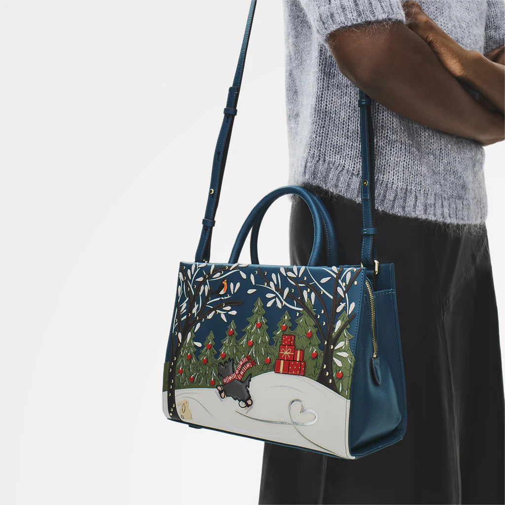 Radley Christmas Picture Bag - An Ice Day