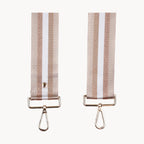 Gold and Bronze Pom Pom Fabric Straps