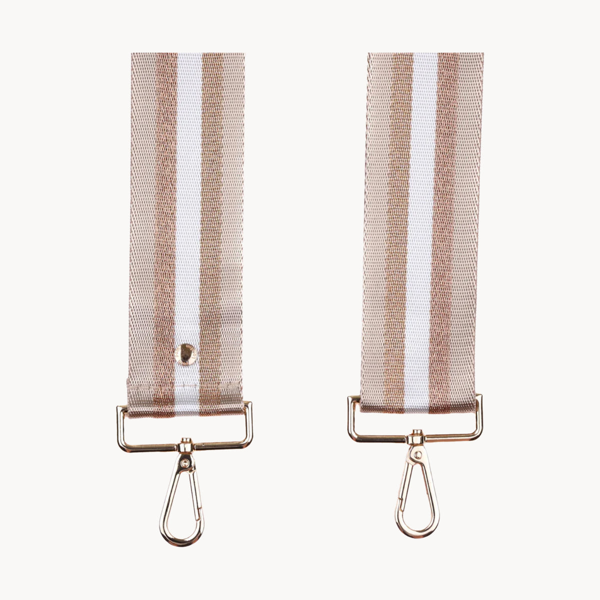 Gold and Bronze Pom Pom Fabric Straps