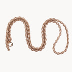 Bronze and gold chain weave handbag strap