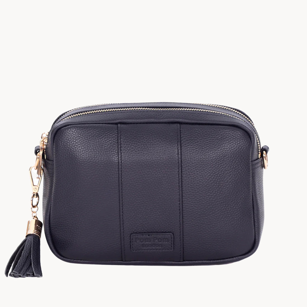 Pom Pom London City Duo Zip Crossbody Bag