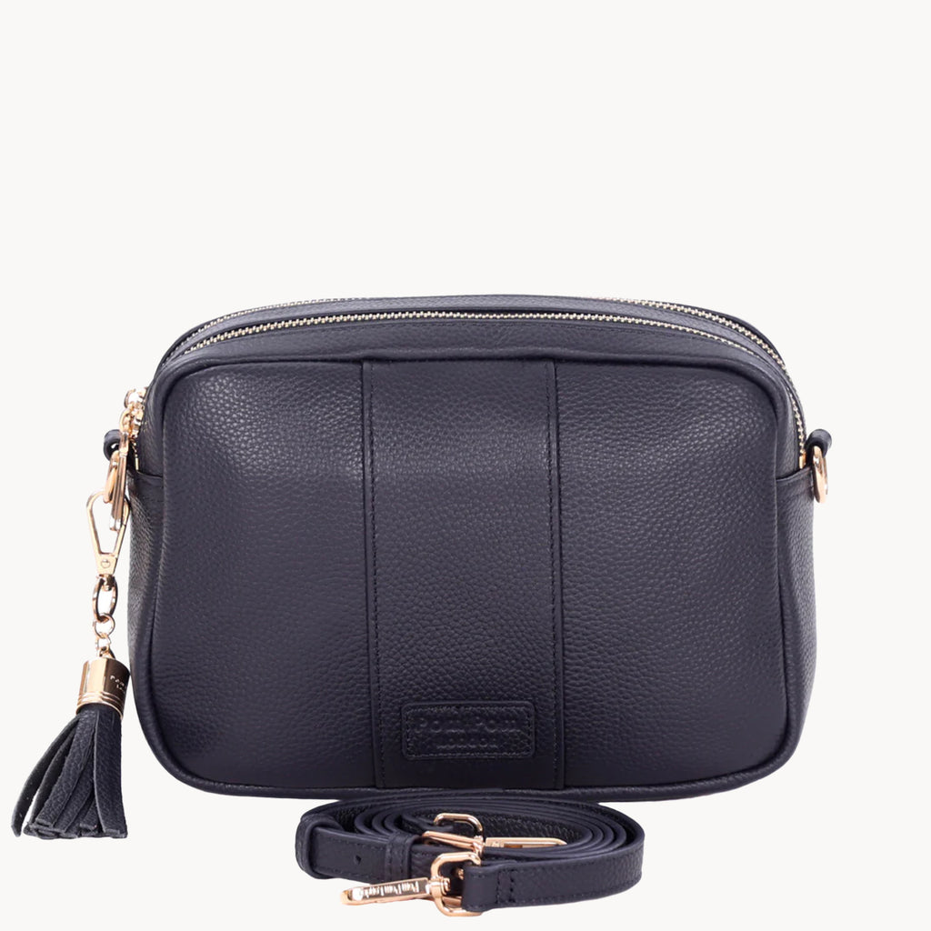 Pom Pom London City Duo Zip Crossbody Bag