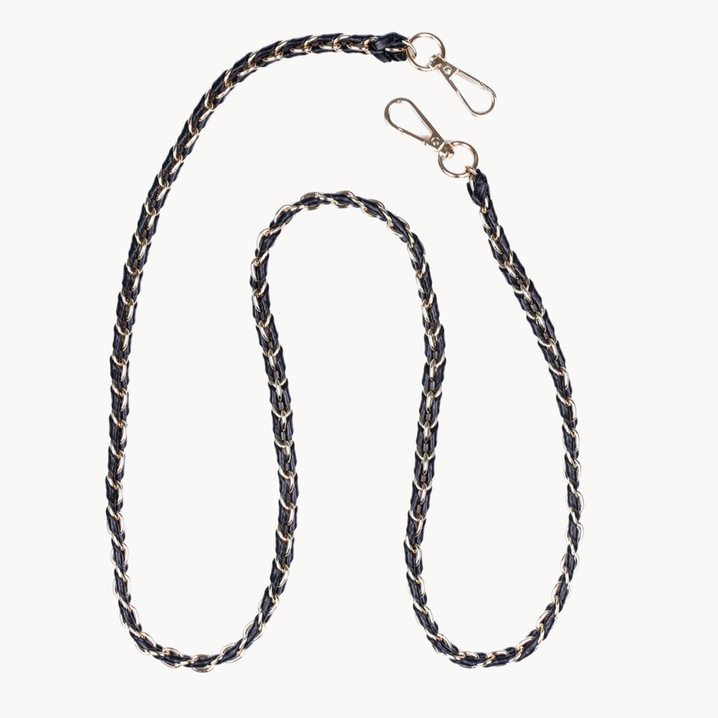 Pom Pom Chain Weave Strap