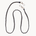 Black and gold chain weave handbag strap