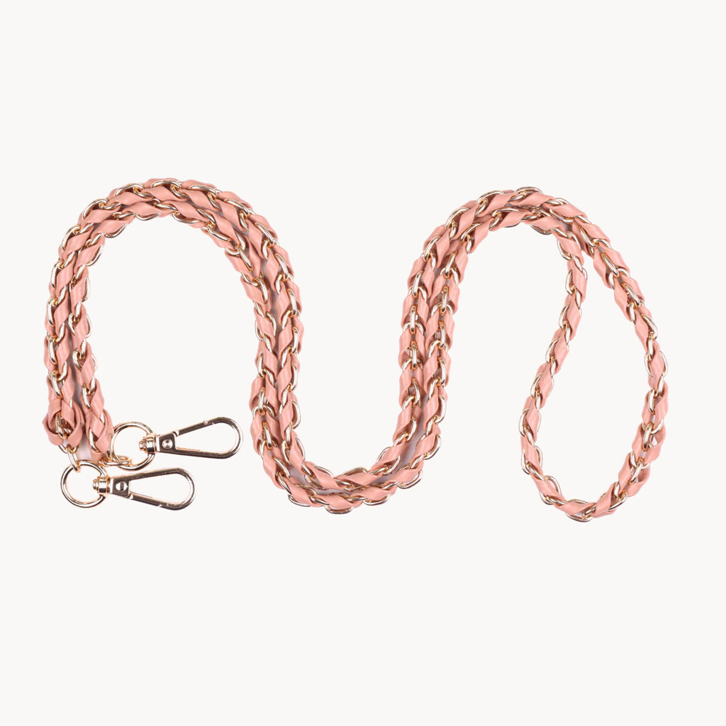 Pom Pom Chain Weave Strap