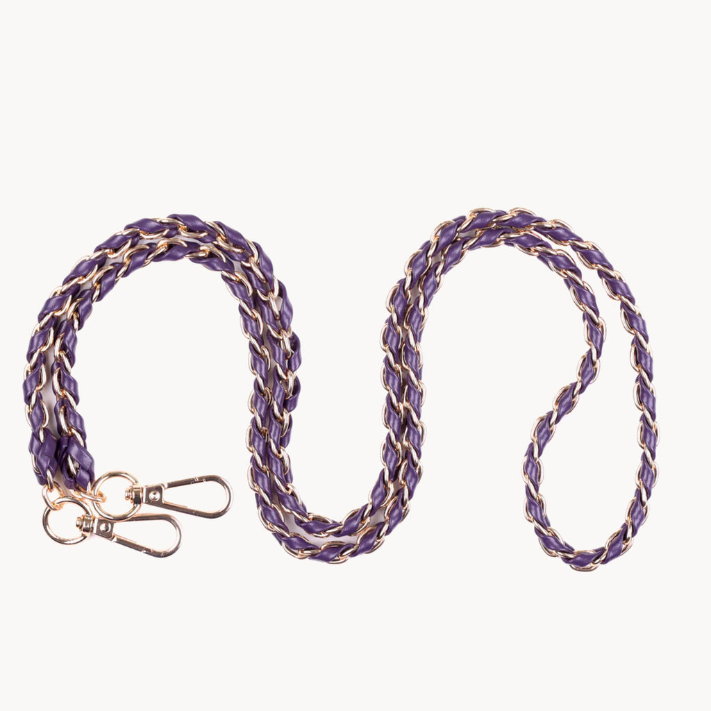 Pom Pom Chain Weave Strap