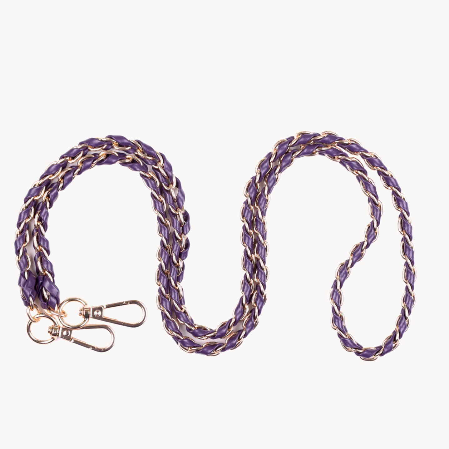Pom Pom Chain Weave Strap