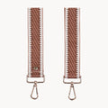 Brown Pom Pom Fabric Straps
