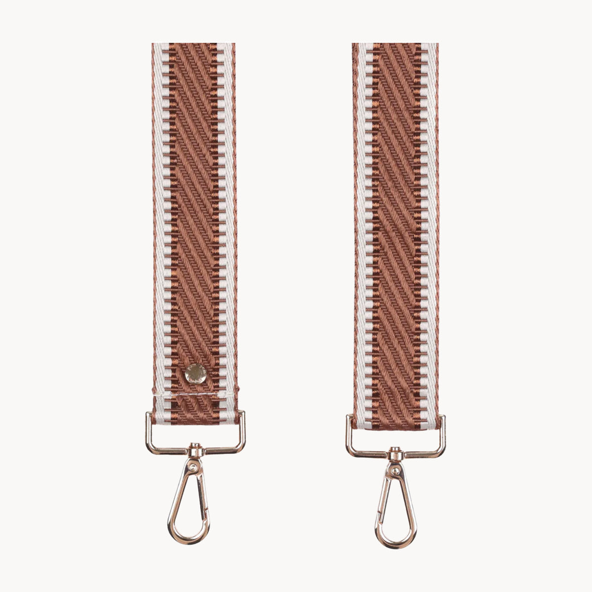 Brown Pom Pom Fabric Straps