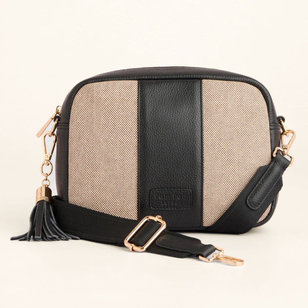 Pom Pom London City Crossbody Bag - Canvas