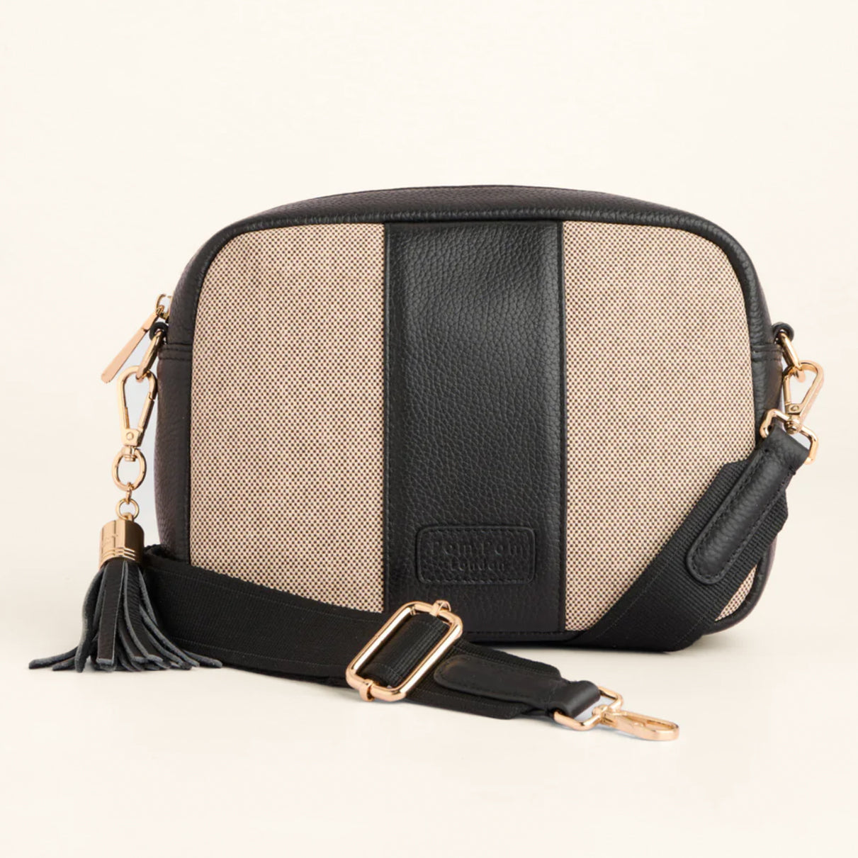 Pom Pom London City Crossbody Bag - Canvas