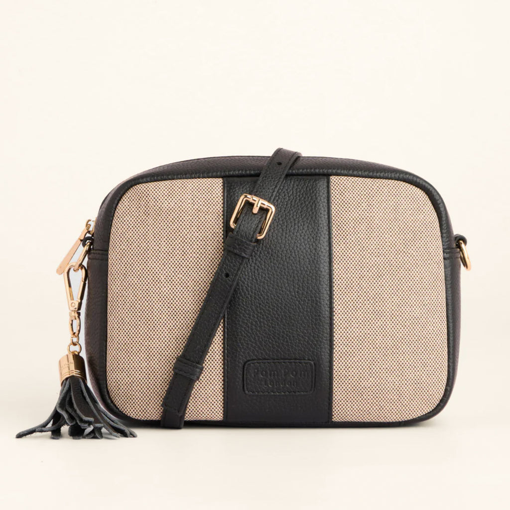 Pom Pom London City Crossbody Bag - Canvas