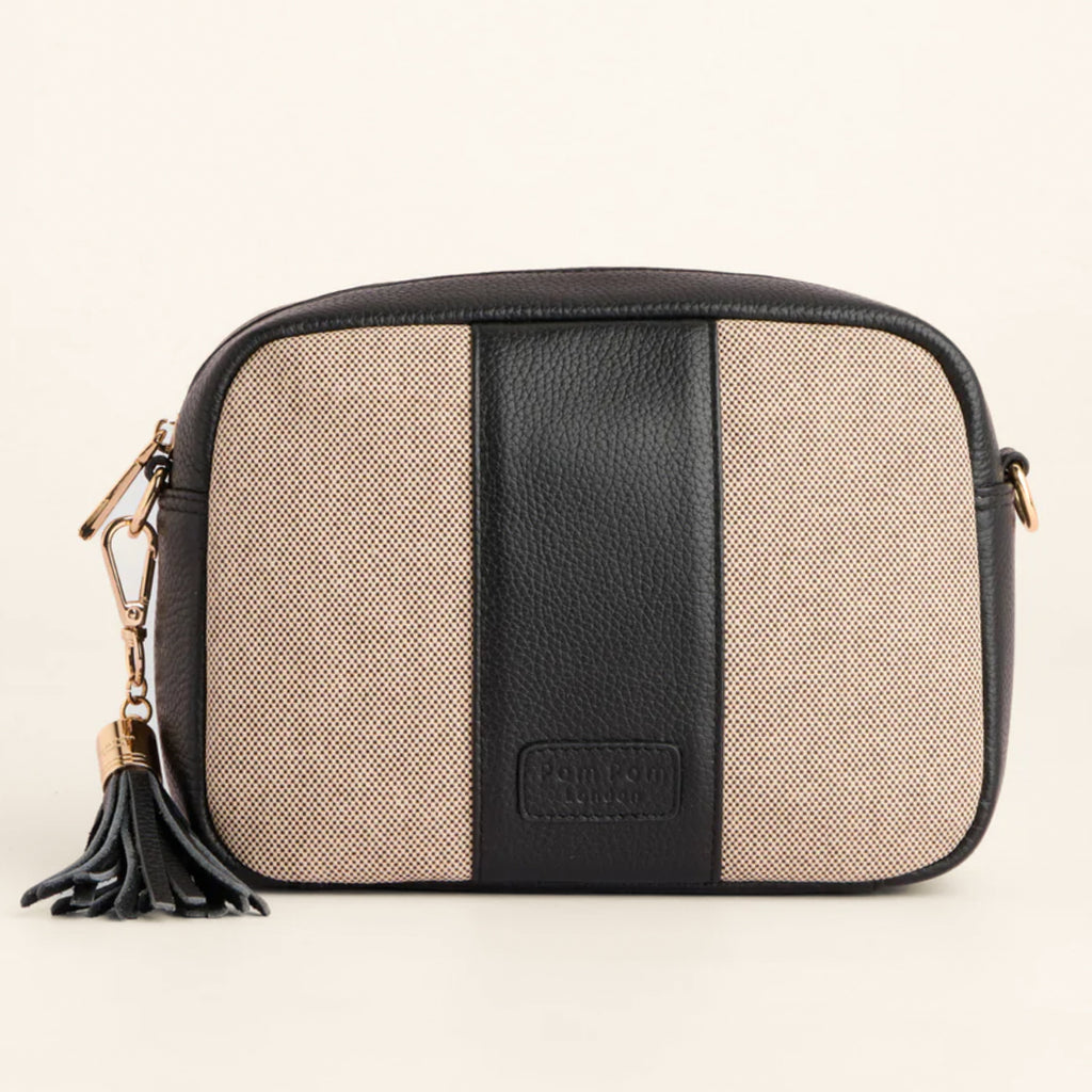 Pom Pom London City Crossbody Bag - Canvas