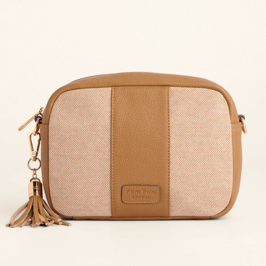 Pom Pom London City Crossbody Bag - Canvas