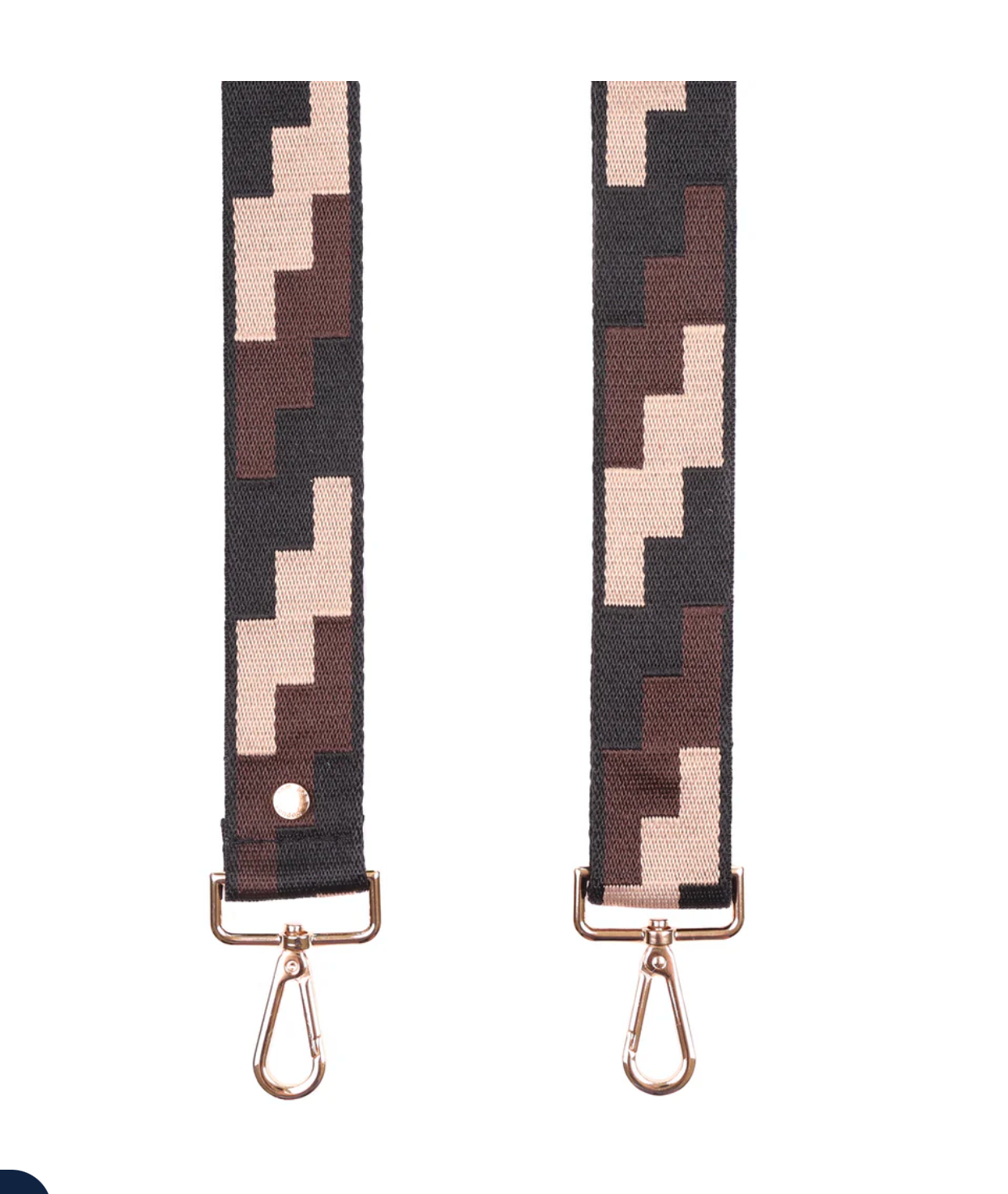 Brown Pom Pom Fabric Straps
