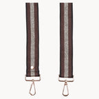 Gold and Bronze Pom Pom Fabric Straps