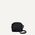 Radley The Daily Small Zip Around Crossbody Bag in Black - front view showing zip fastening and adjustable strap
