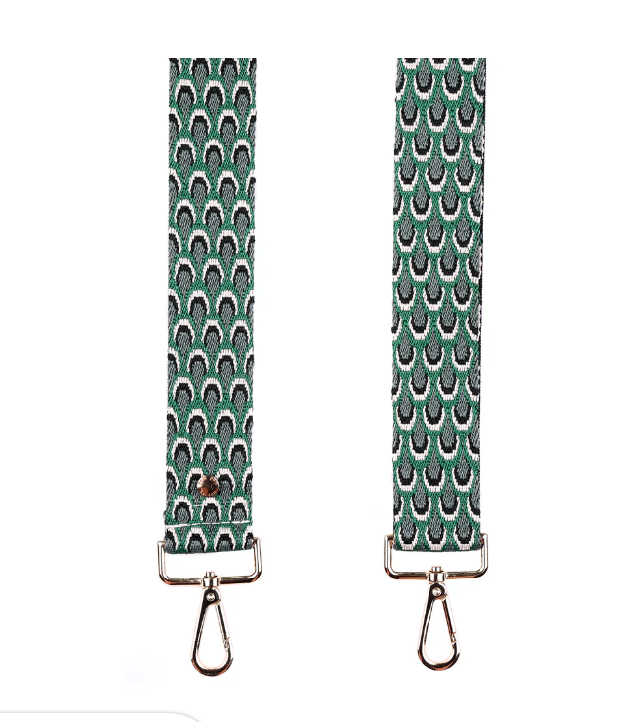 Green Pom Pom Fabric Straps