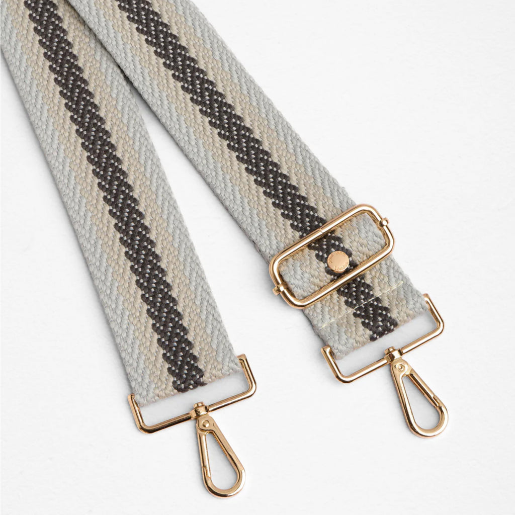 Neutral Pom Pom Fabric Straps
